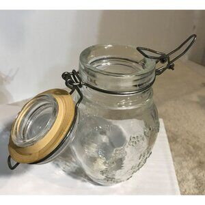 My Best Jam Jar General Store 1882 12 Ounces With Lid & Wire Clamp Made in Italy